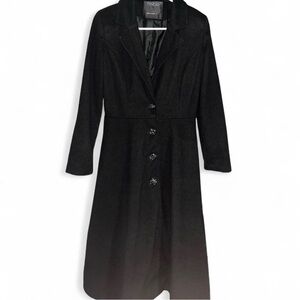 Finity Women's Black Long Coat